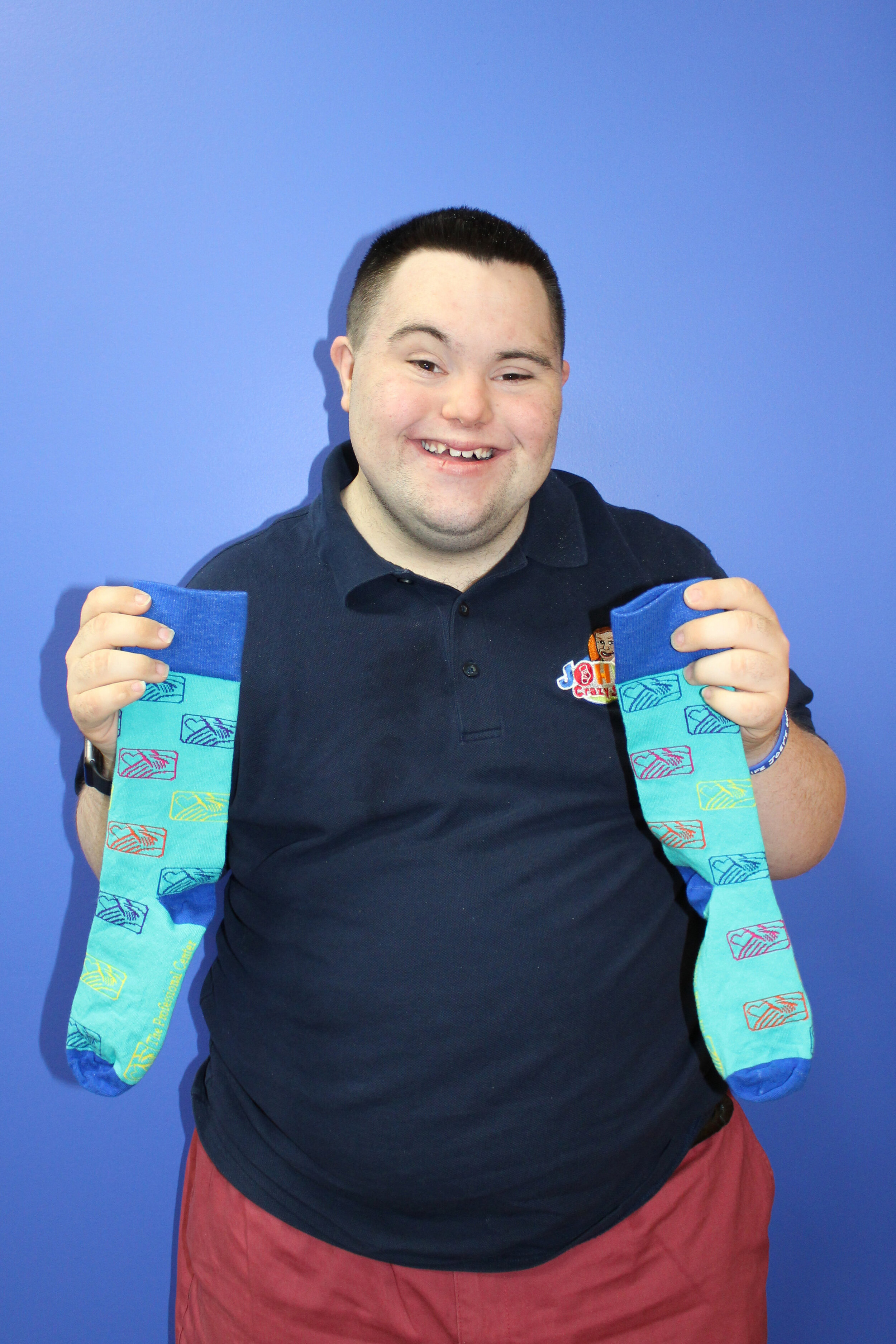 Focus On: John Cronin and Mark Cronin of John's Crazy Socks, Long Island sock company founded by young man with Down syndrome and father, spotlight on NY entrepreneur, special needs family, special needs business, father-son business