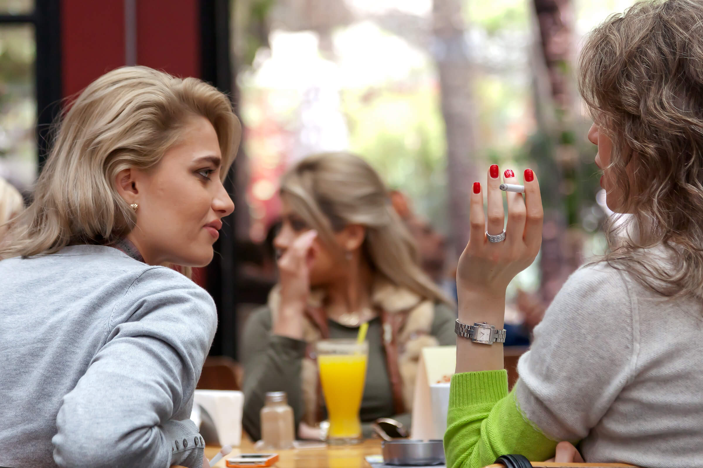 Women at Cafe Hamra