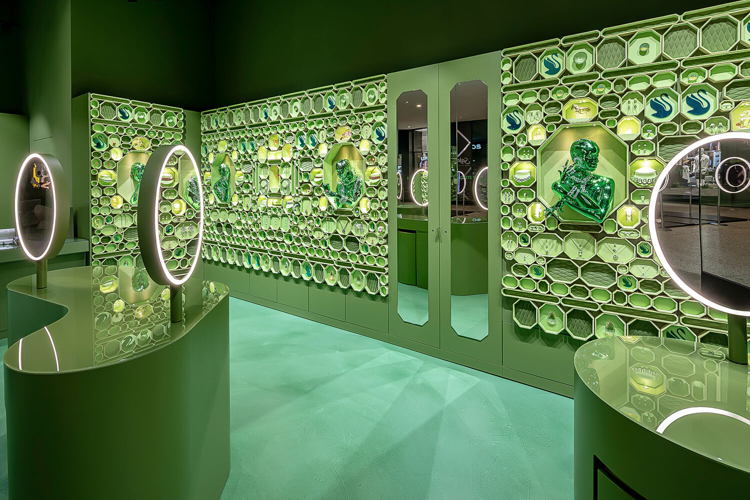 Swarovski interior, Century City Mall, Los Angeles, CA