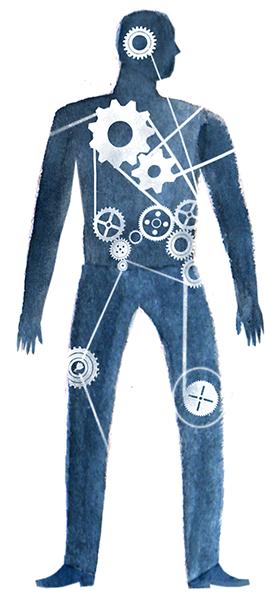 Interesting Tidbit about Nikola Tesla : he thought of human beings as automatons reacting to myriad environmental suggestions (with greater or lesser sensitivity); during a debate with John O'Neill , he famously referred to people as 'meat machines'.