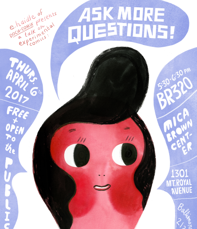 Workshops + lecture at MICA grad school