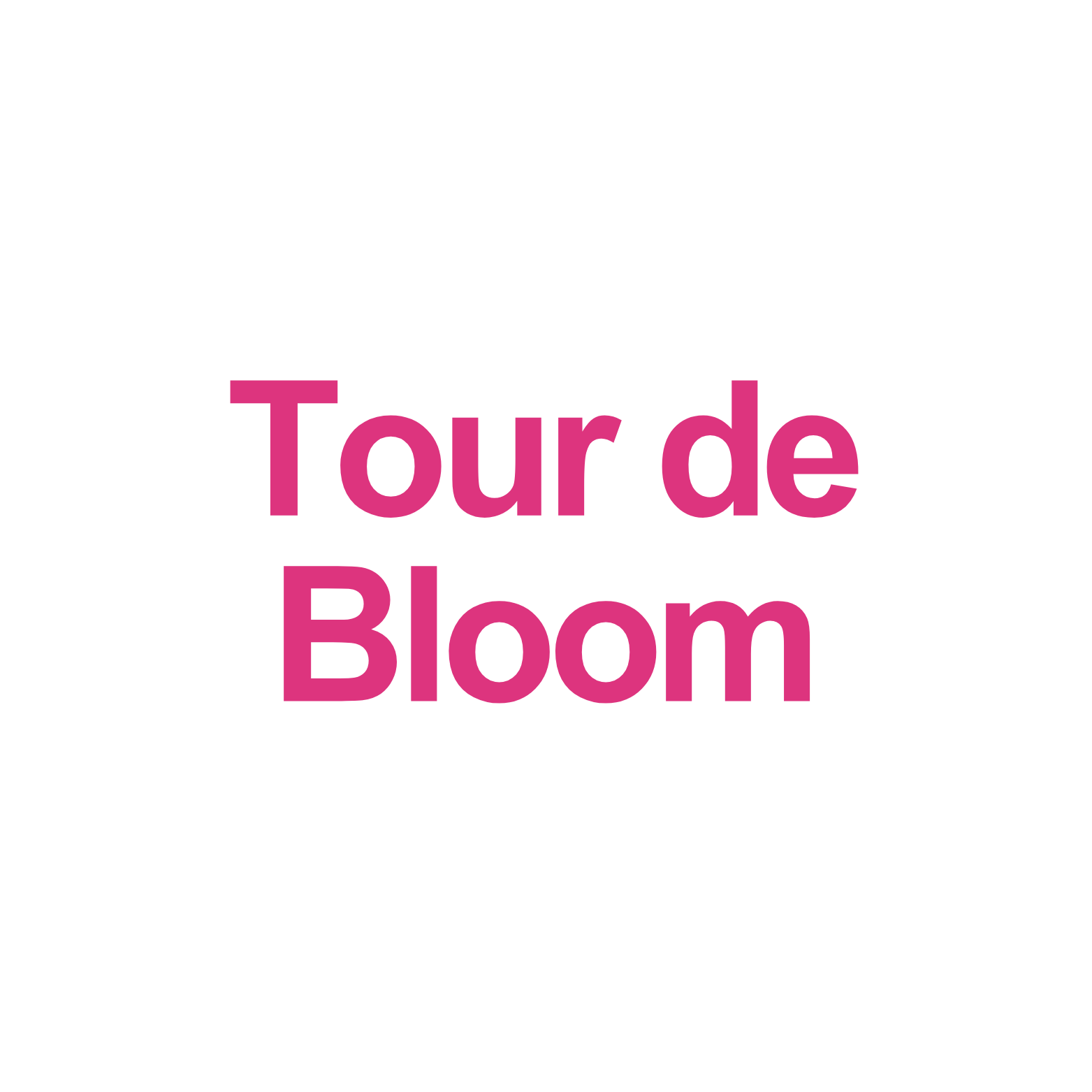 Tour de Bloom 