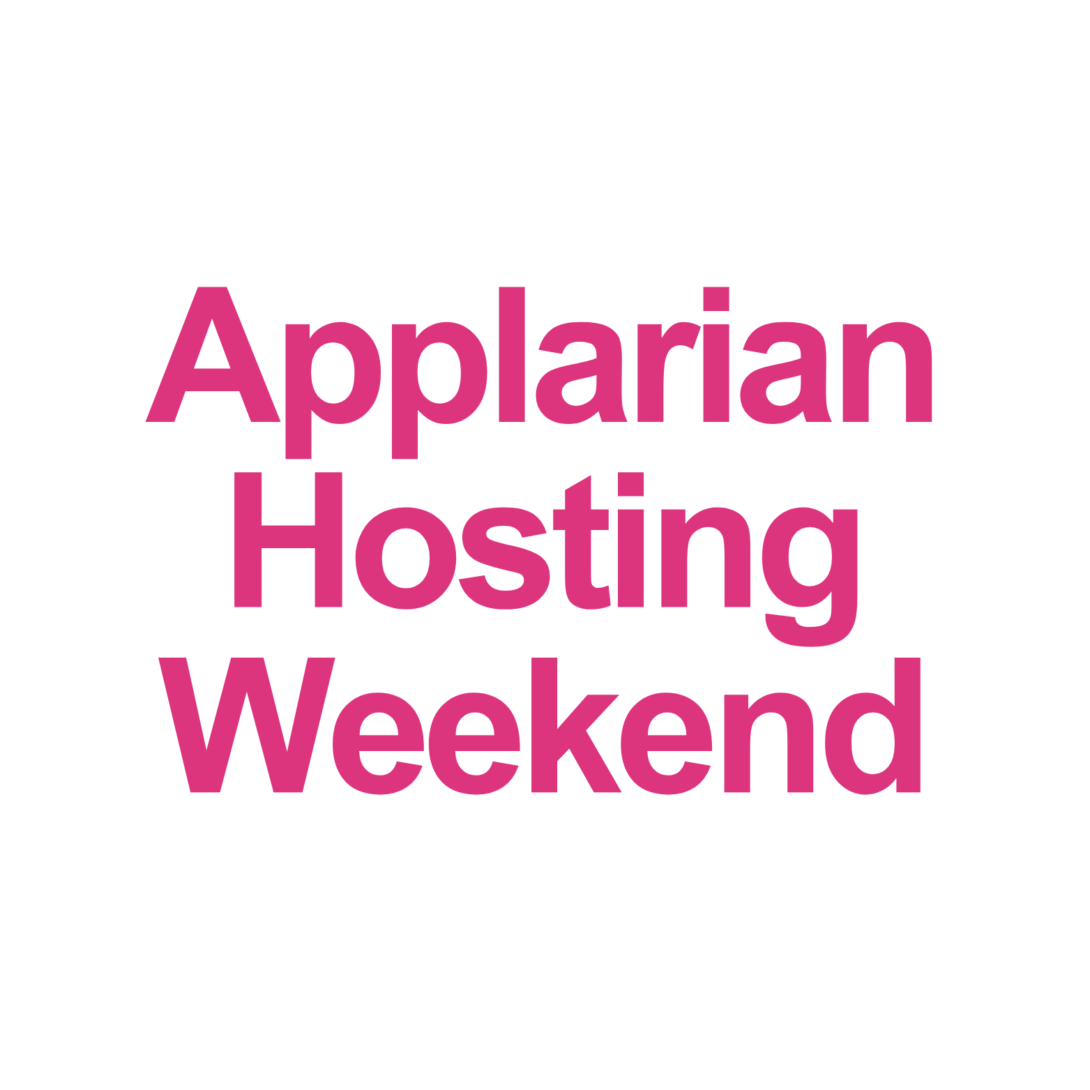 Applarian Hosting Weekend