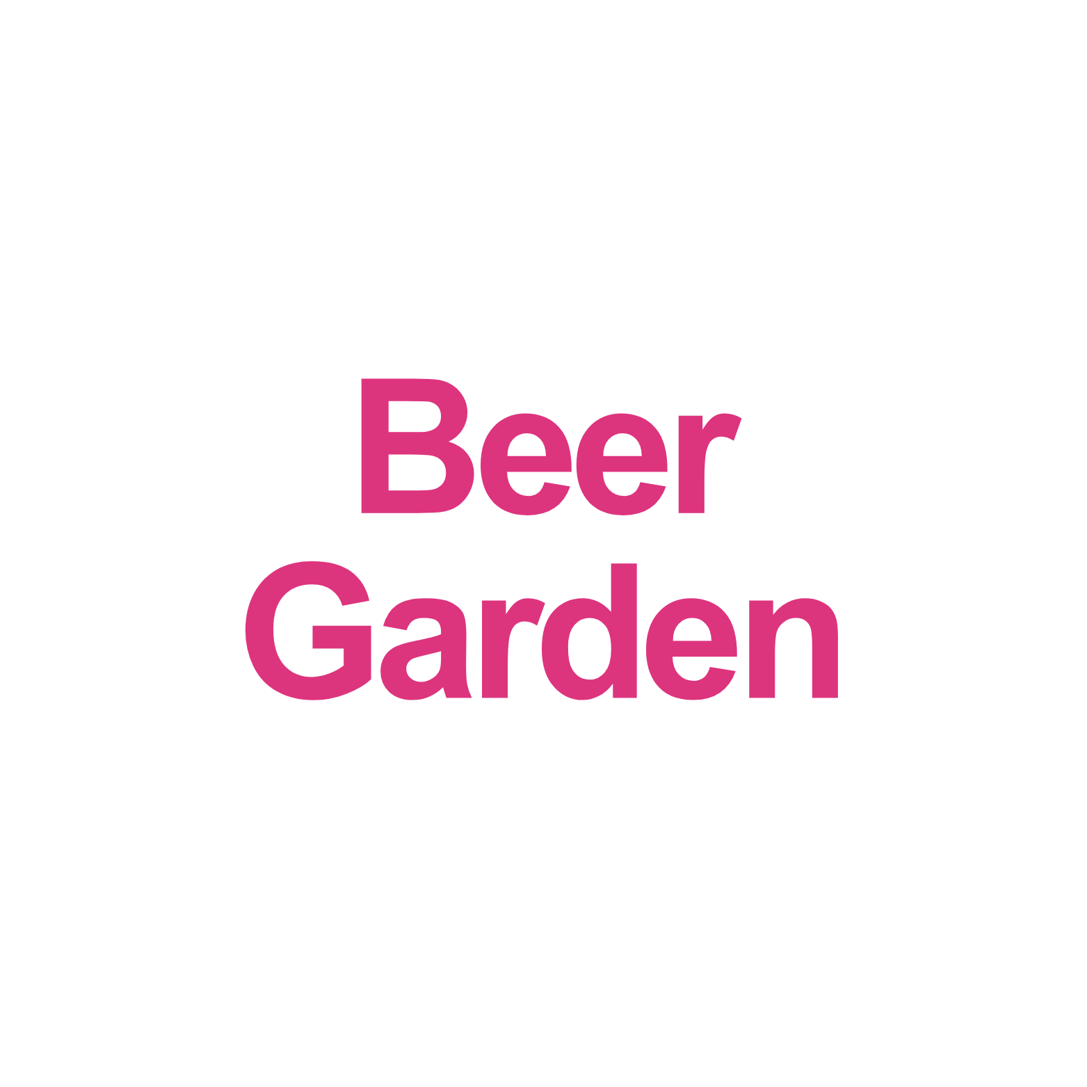 Blossoms and Brews Beer Garden