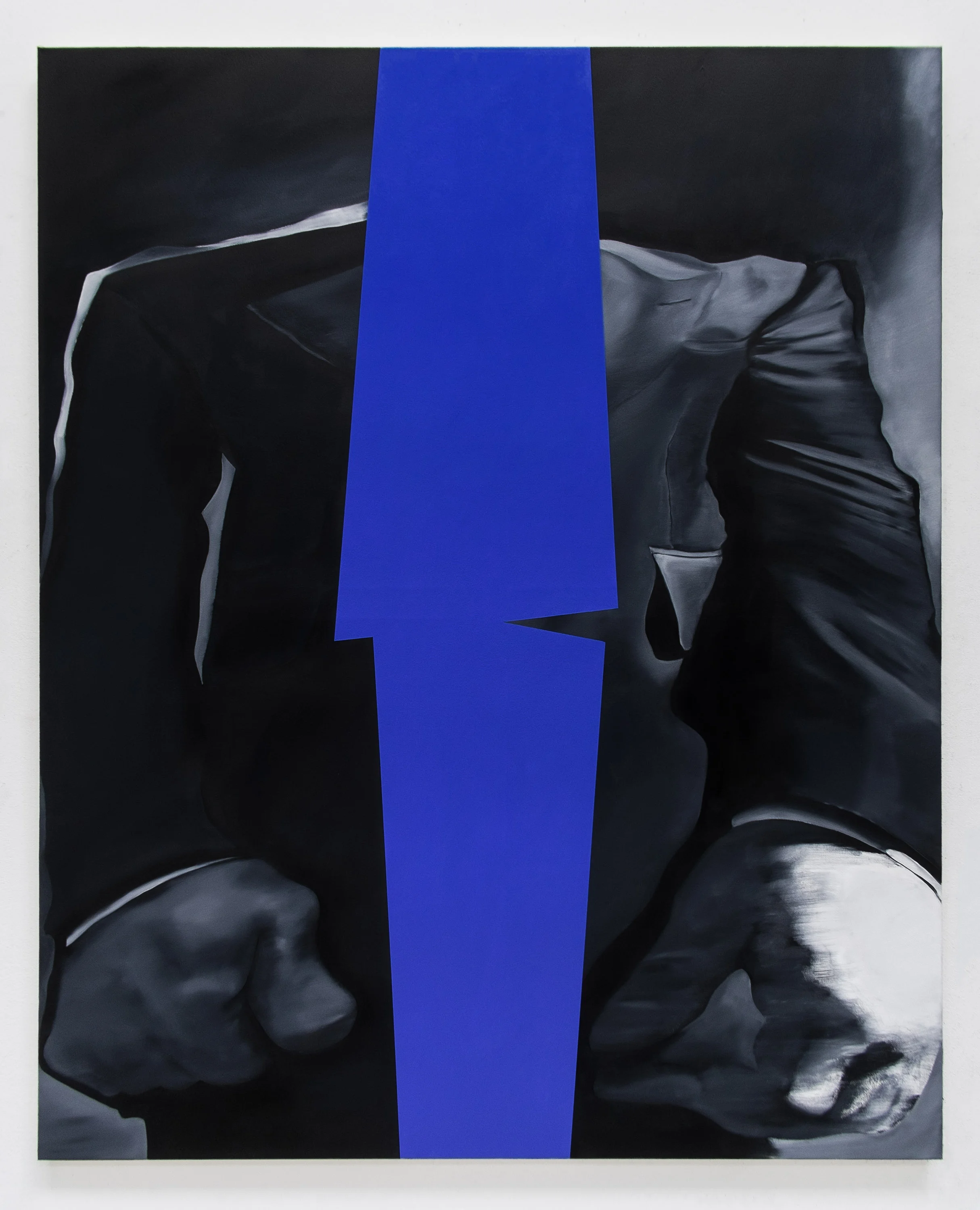 Blue Jacket , 2019 Oil on canvas 150 x 120 cm