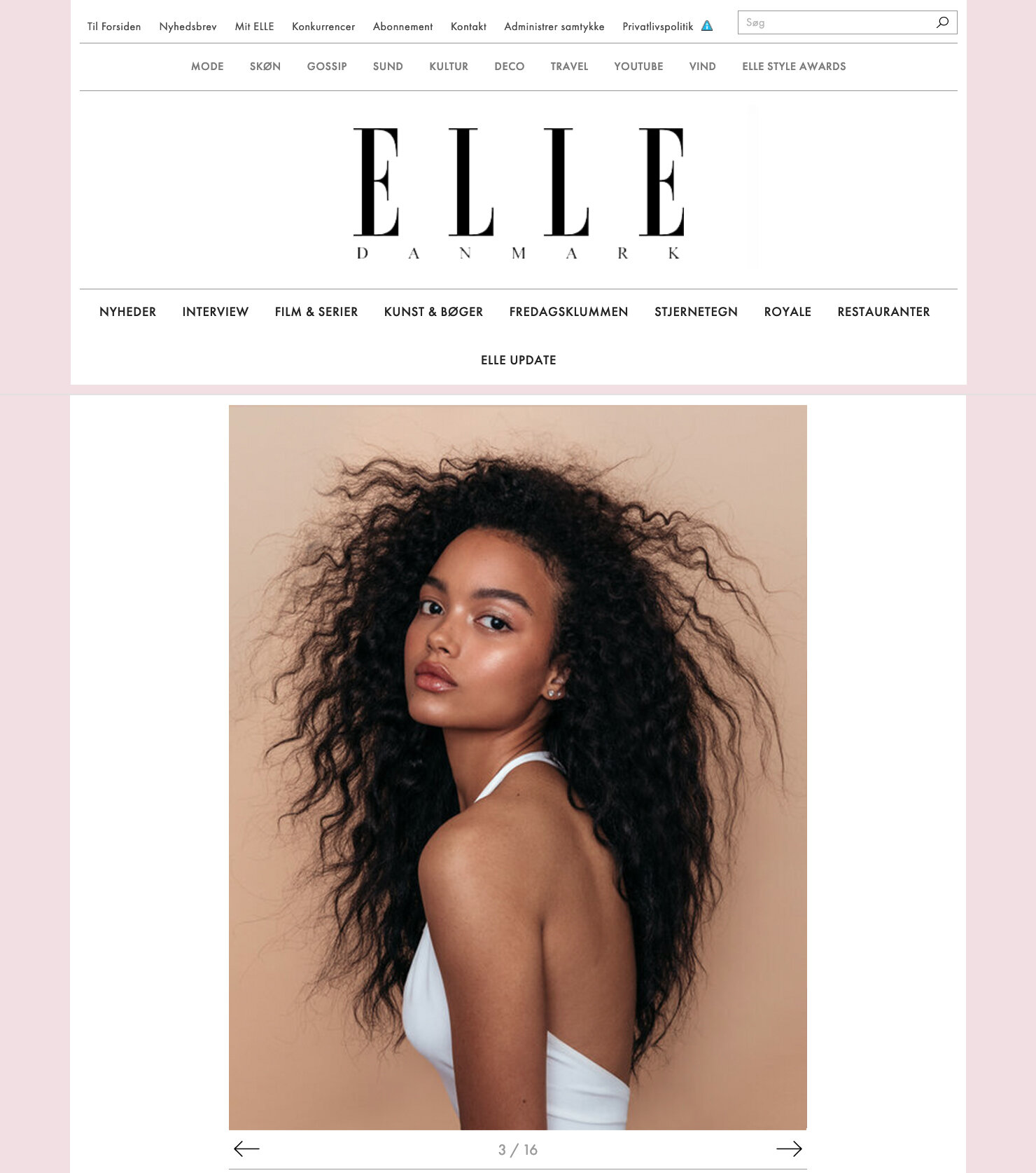 ELLE Magazine - Denmark - Whitney Peak