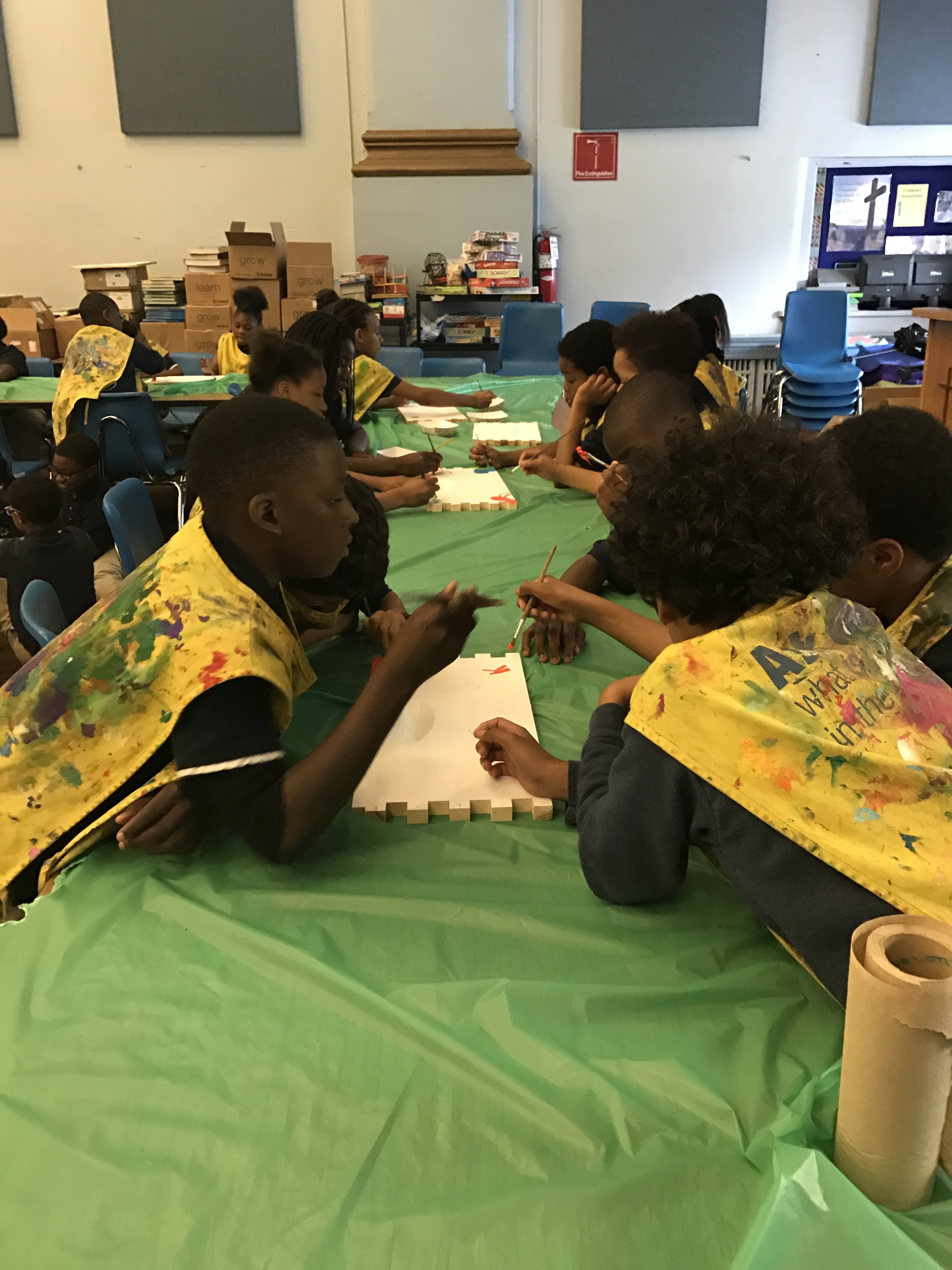 ST Francis School painting Hives.JPG