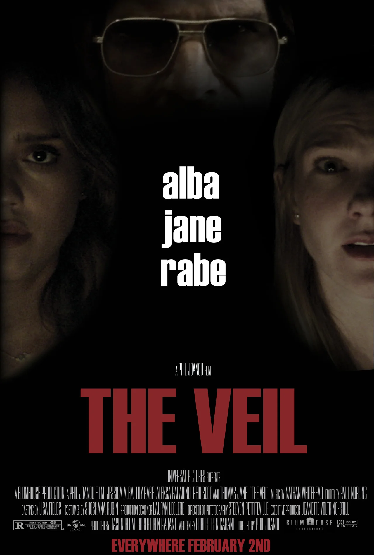 I love this design on the new The Veil poster.