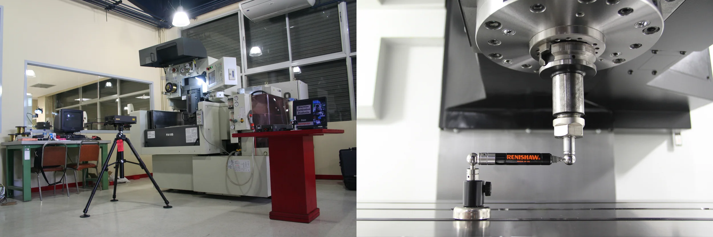 MESCO IS ALSO THE ONLY MITSUBISHI DEALER IN THE WHOLE ASIAN REGION THAT HAS ITS OWN RENISHAW LASER AND BALL BAR CALIBRATION SYSTEM USED IN WEDMS AND OTHER MACHINE TOOLS.