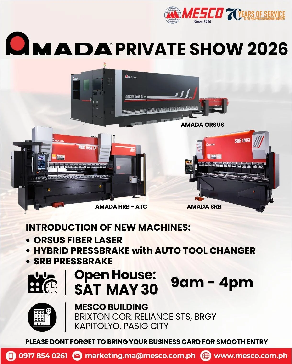 AMADA Private Show 2026