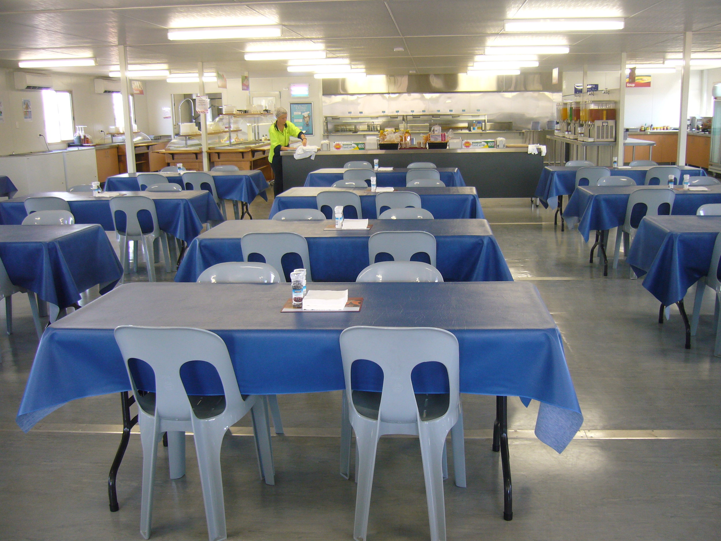 Typical Construction Camp and Mining Camp Dining Room