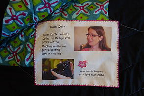The Quilt Label is personalised