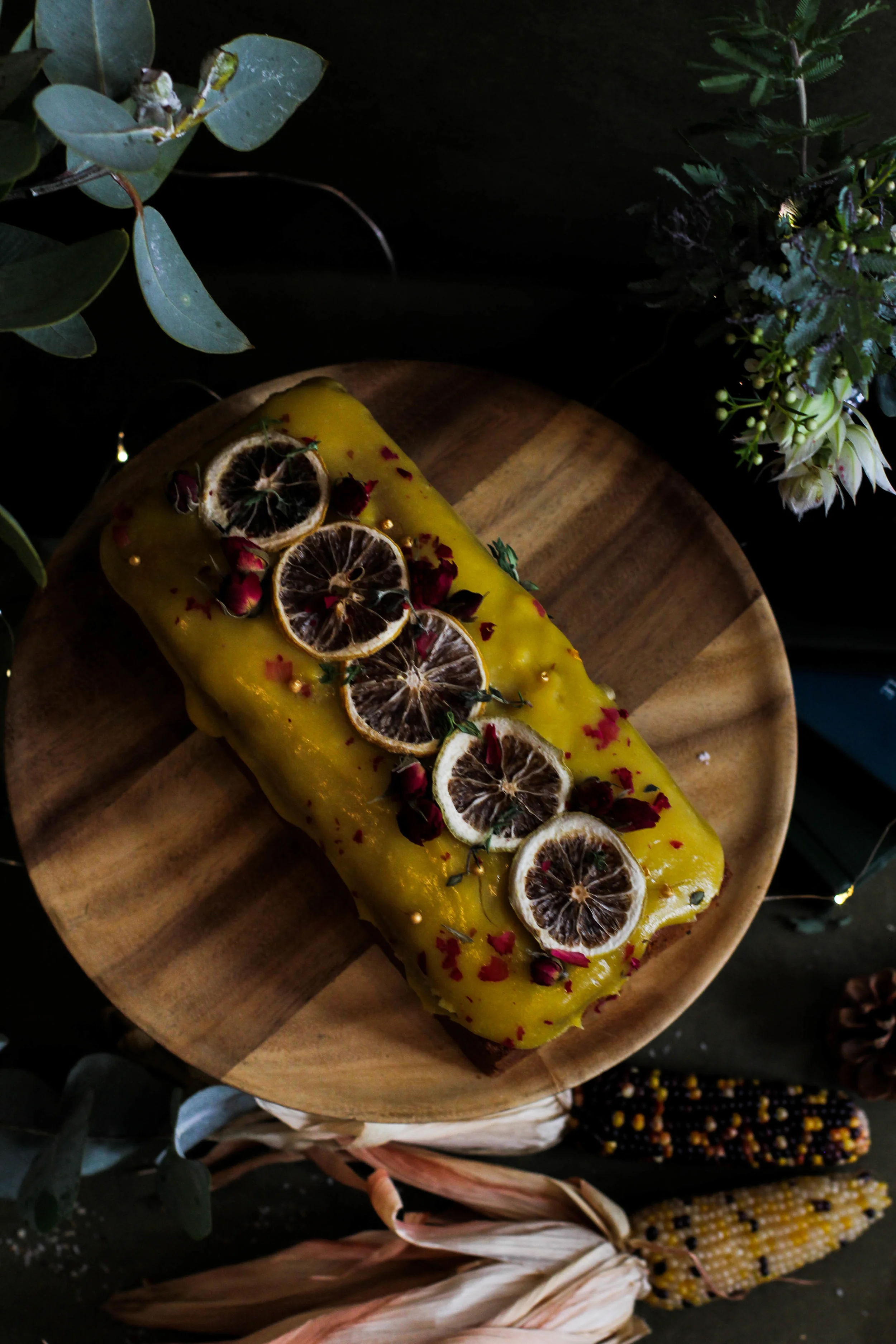 Orange Passionfruit Loaf Cake