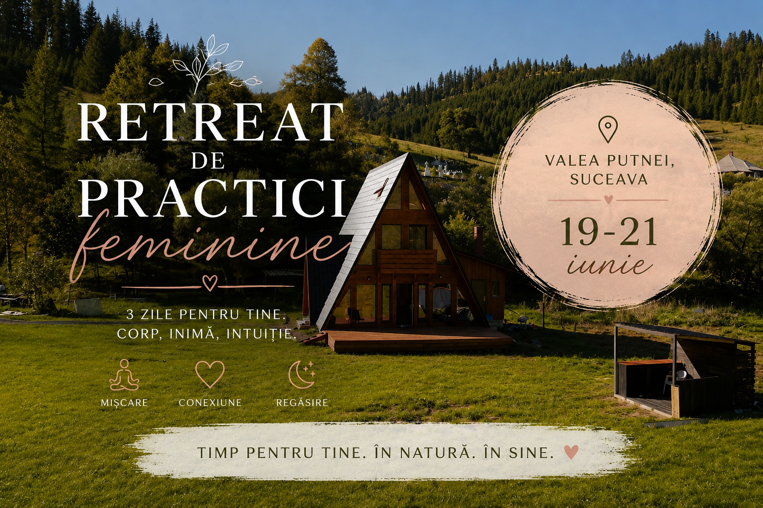 RETREAT DE PRACTICI FEMININE cu Desiree în Bucovina