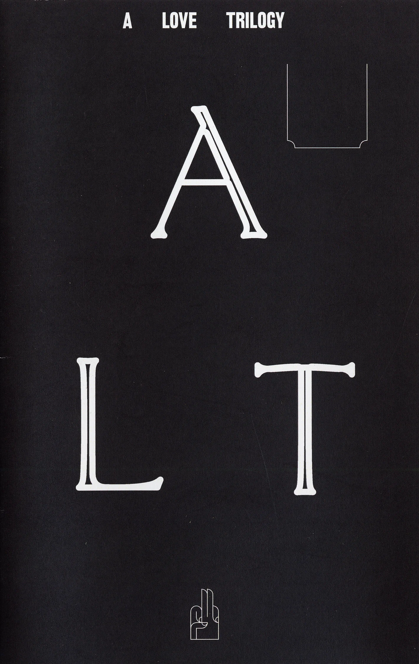 A Love Trilogy (2014) Preserved silica minerals dessicated into filters of halftones and informational datum Concept & book design by Linda Zeb Hang / WAY WZA