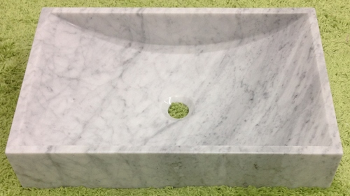 Carrara White Rectangular