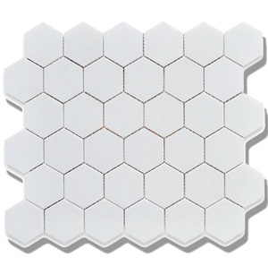 White Hexagon 2"