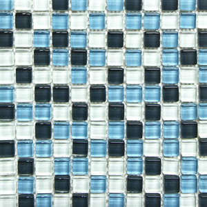Trio Blue Mix Glass