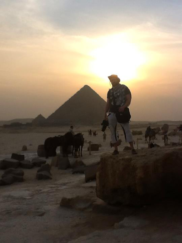 Vesa in Giza 3.12.2012
