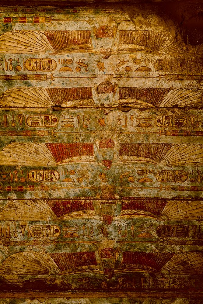 Karnak temple ceiling image