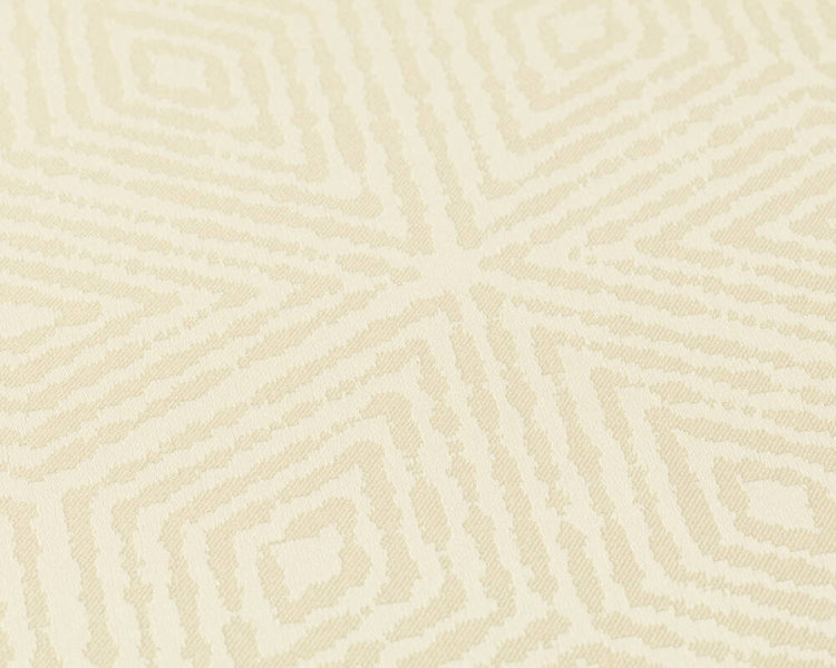 Giorgio Soft Silver Grey Cream Check Wallpaper Luxury Fabric Effect Vinyl 8105