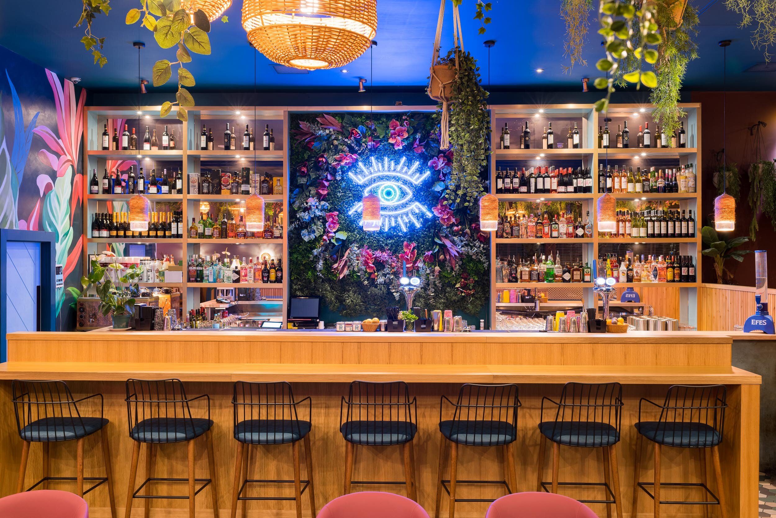 Colourful, magical restaurant design for Enfes in Milton Keynes. — Bar ...