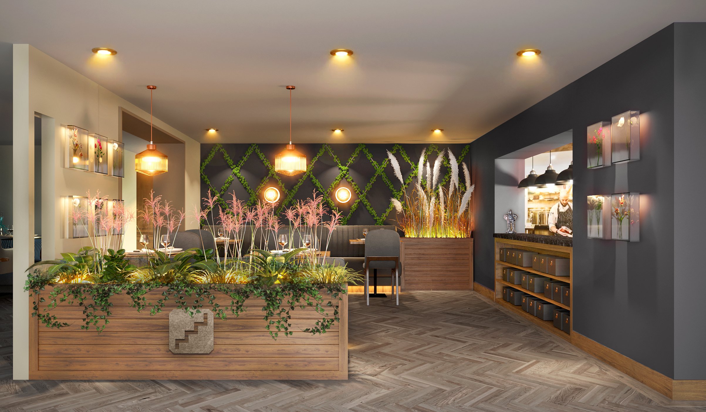CGI Visualisation : The restaurant extension