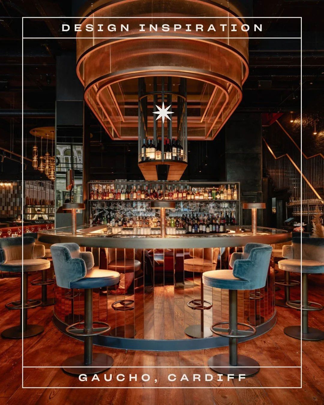 Gaucho is serving full dark glamour with a side of Argentine soul.&hearts;️

@gauchocardiff blends industrial edge with cultural artistry, taking inspiration from Cardiff's heritage and Argentina's natural landscapes.

Nestled in the heart of Cardiff