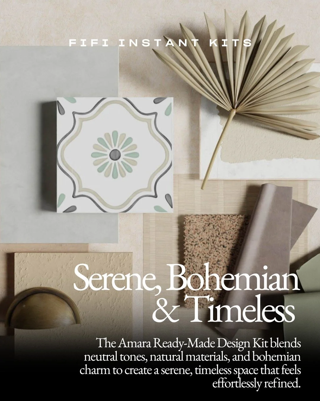 Serene, bohemian and beautifully timeless. 🤎✨

Meet Amara, our Ready-Made Design Kit created to bring calm, curated elegance to hospitality spaces with an artisanal, bohemian touch.

Amara blends neutral tones, handcrafted textures and earthy materi