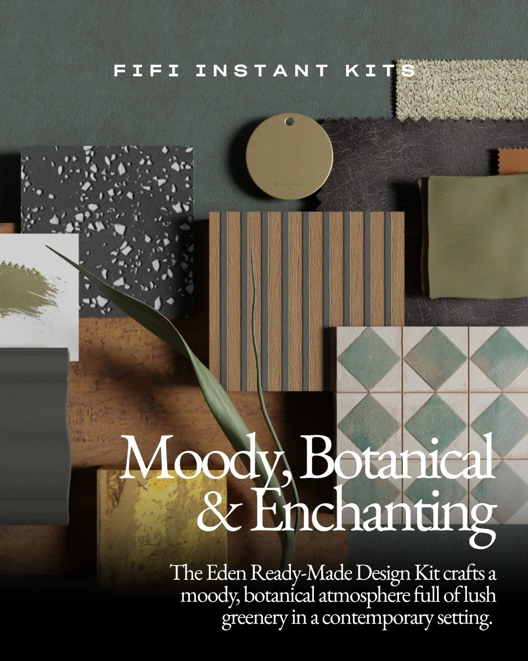 Moody, botanical and beautifully enchanting. 🌿✨

Meet Eden, our Ready-Made Design Kit, designed to create a rich, nature-led atmosphere that blends lush greenery with contemporary sophistication.

Eden weaves together deep, earthy tones, abundant fo
