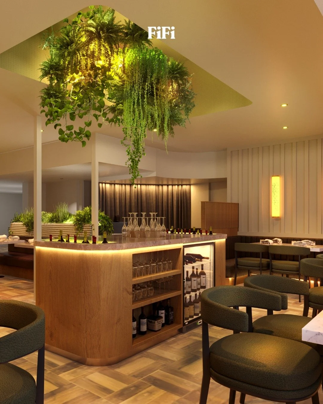 We couldn&rsquo;t wait to share a glimpse of the design vision behind @rest_upstairs 3.0 👀✨

Now that the restaurant has reopened, we thought it was the perfect moment to share the CGIs that helped shape the direction of the space and guided its evo