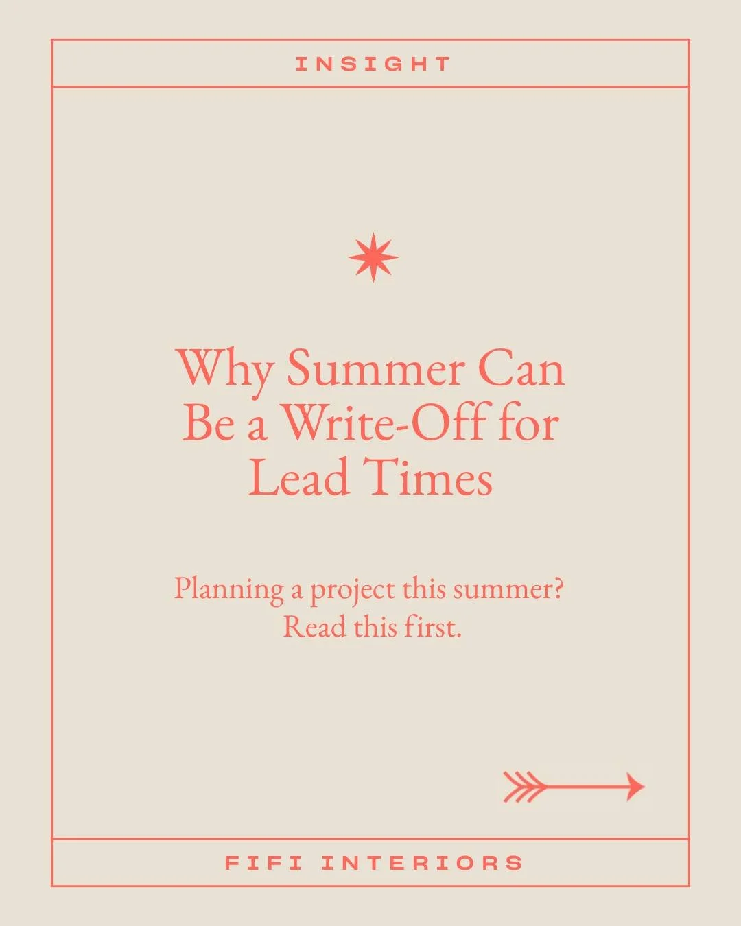 The summer seems like the perfect time to get a project moving, right?

The quieter hospitality months are over; the longer, lighter days are back; guests are more likely to spend and stay out late; and everything feels a bit more relaxed.

But behin