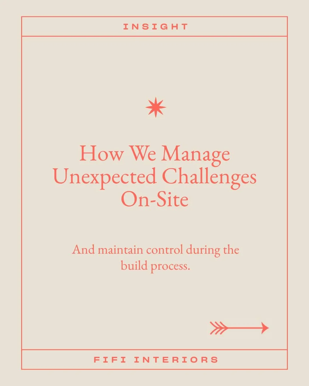 Sometimes, projects don't go exactly to plan. 

Despite meticulous planning, design sign-off, and strategic organisation, challenges can arise on-site. 

Timelines shift, budgets evolve, suppliers change, many parties are involved, and unexpected sit