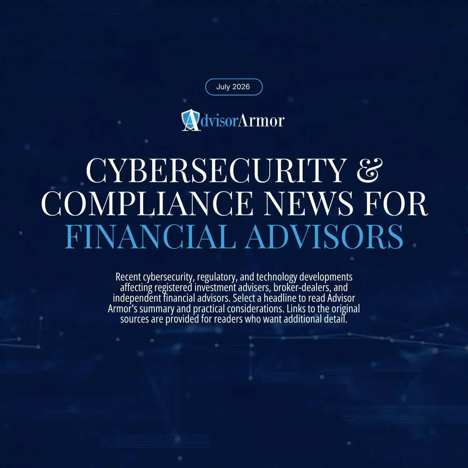Cybersecurity &amp; Compliance News October 2026