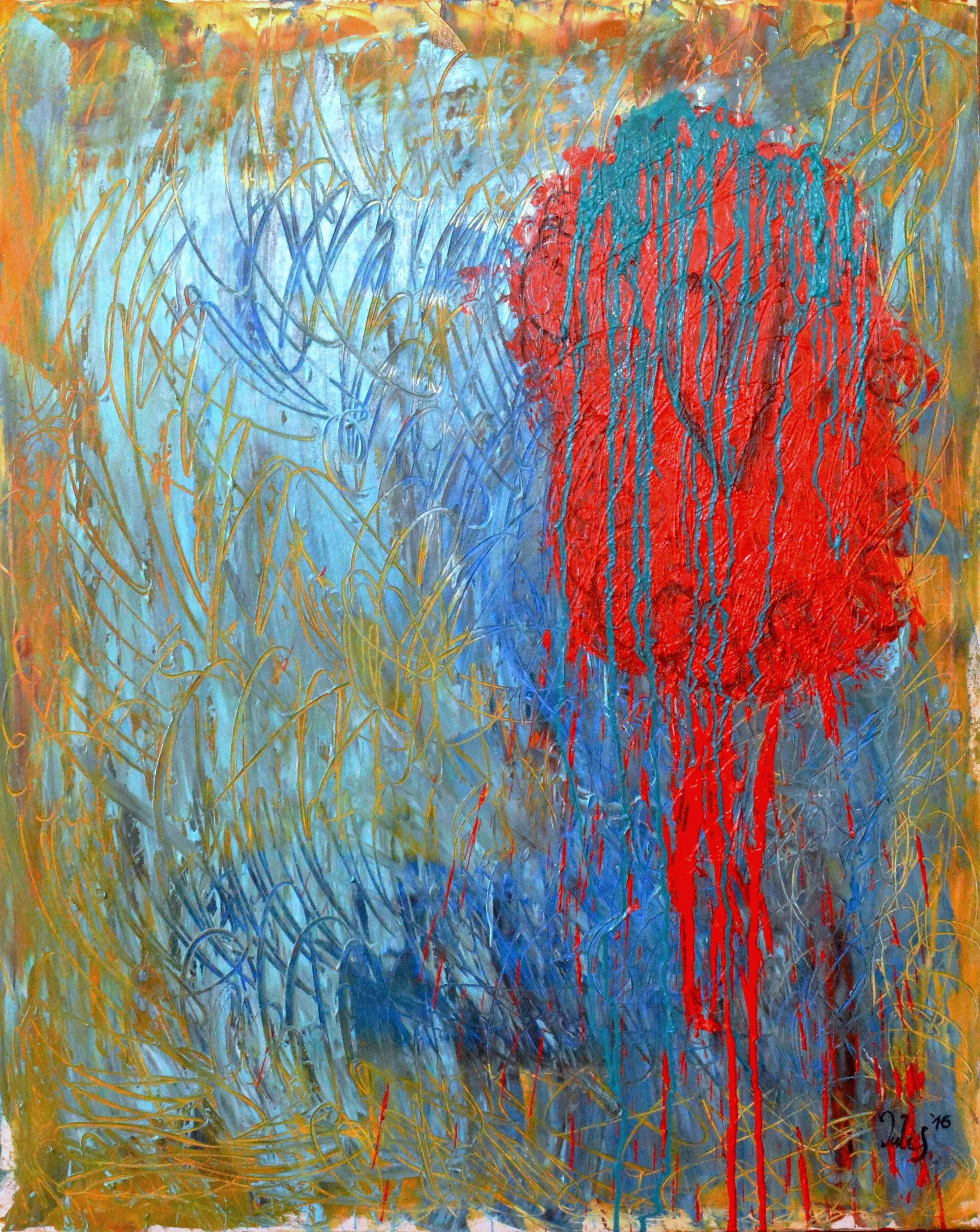 ''The Love Disease'' 80x100 oil on canvas 2016