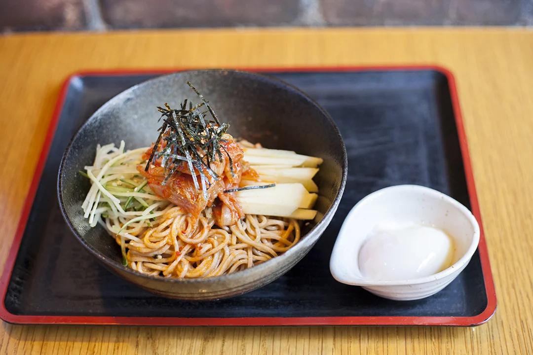 COLD KIMCHEE SOBA S: 16.5 / L: 18.5