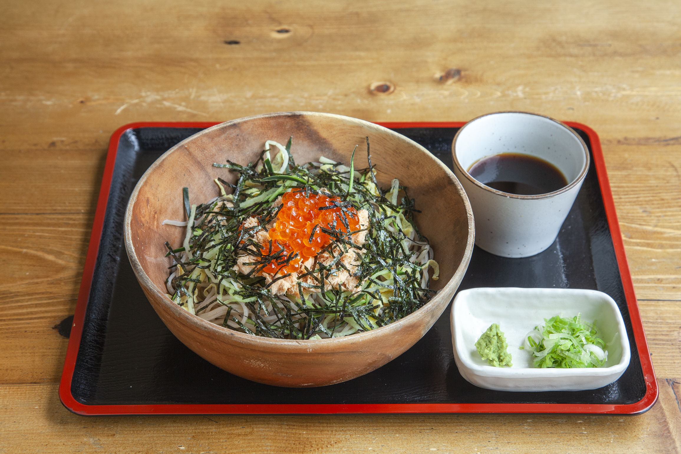 PREMIUM IKURA CHIRASHI SOBA S: 18.5 / L: 19.5