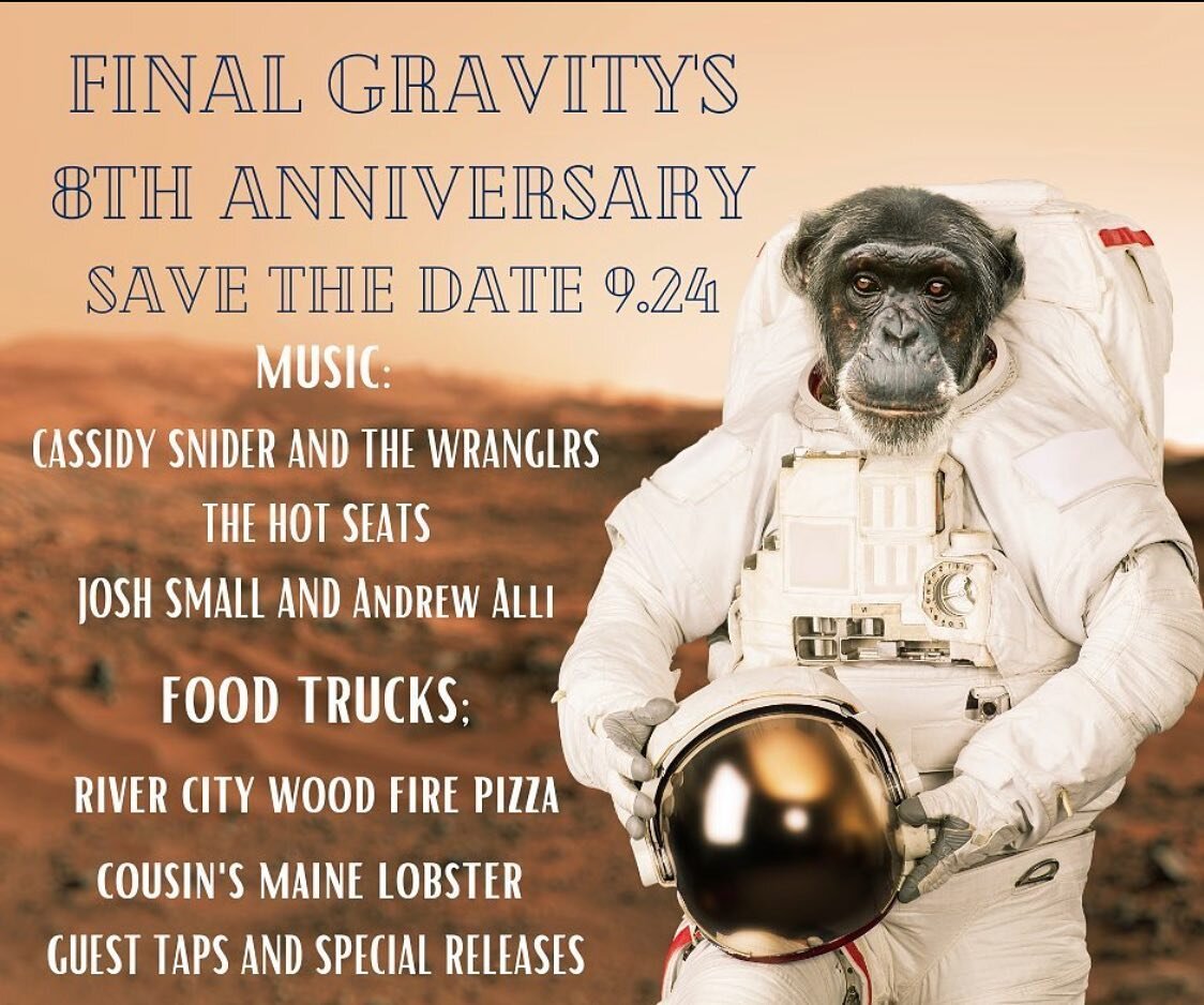 Looking forward to this Sunday (9/24) at Final Gravity for their birthday celebration with @_josh.small_ @andrewallirva and @thewranglersrva 
We play at 1 &amp; 3pm!

(It&rsquo;s also @charlesarthur571 &lsquo;s birthday!)
#birthdayboy #thehotseats #f