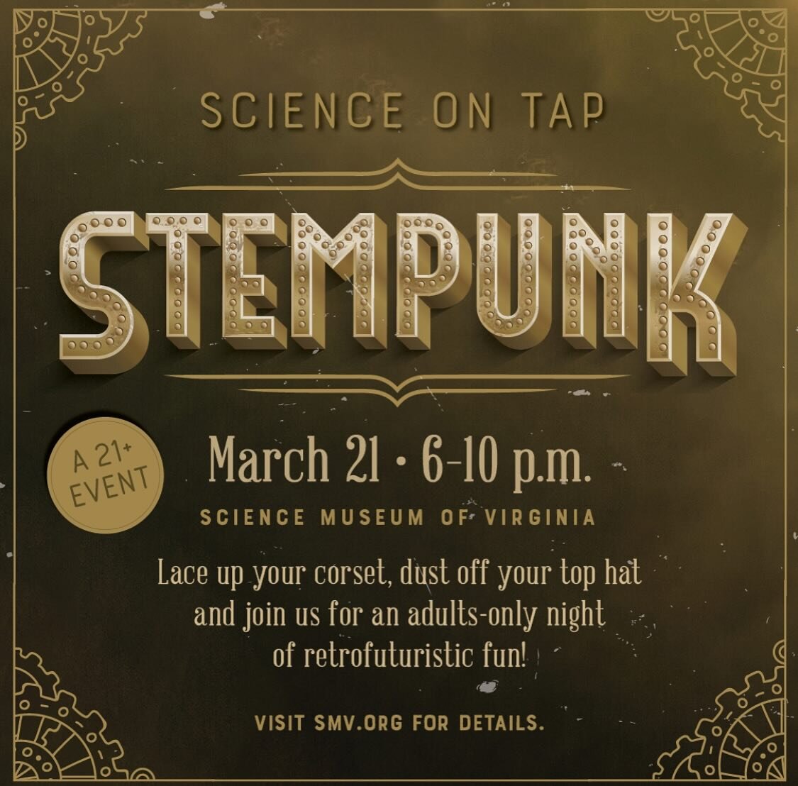 Charles, JM, and Josh will be providing roving music at this mind expanding event. 

Will they be wearing top hats and goggles while piloting steam powered banjo vehicles?  Only one way to find out!

#stem #stembanjo #stembandmusic #stemgrass