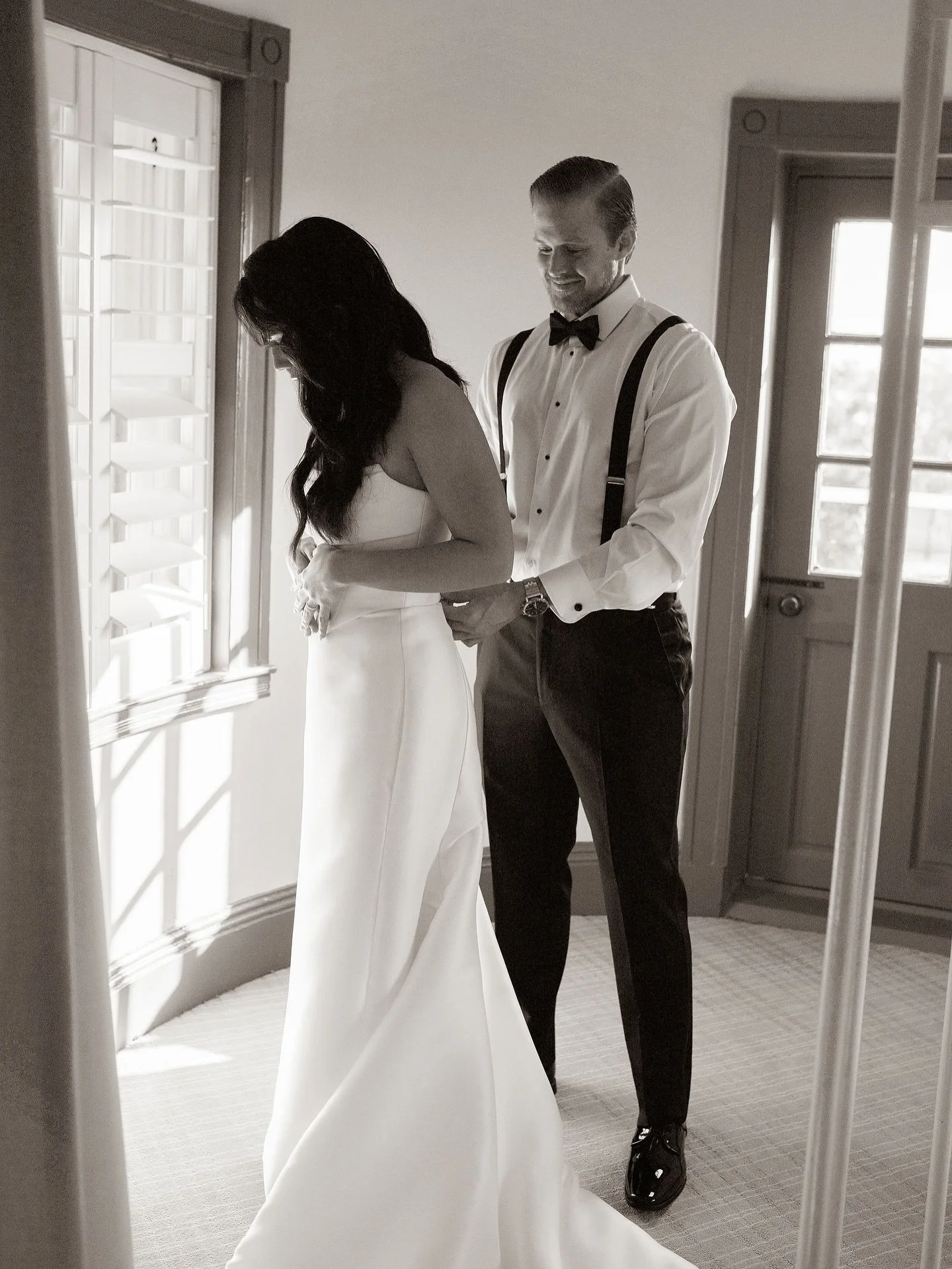 One of my favorite moments from Will + Kimberly&rsquo;s vow renewal was when they both helped each other get dressed. I personally think it&rsquo;s a beautiful and intimate moment that sets the tone of the day. I would love to see more couples be tog