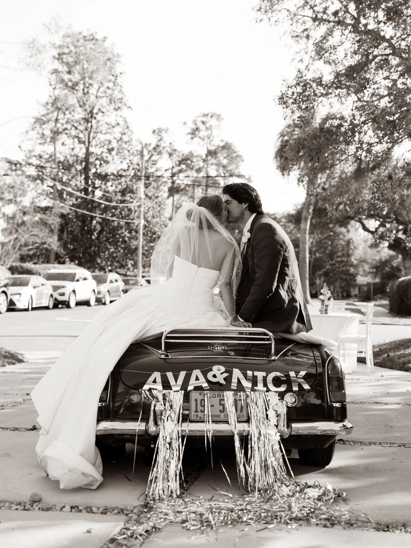 Now introducing Mr. + Mrs. Story ✨ 🥂 
.
.
In the backyard of the groom&rsquo;s family home, Ava + Nick vowed to forever with an intimate private ceremony with just close family + friends followed by a larger reception with more guest in attendance. 