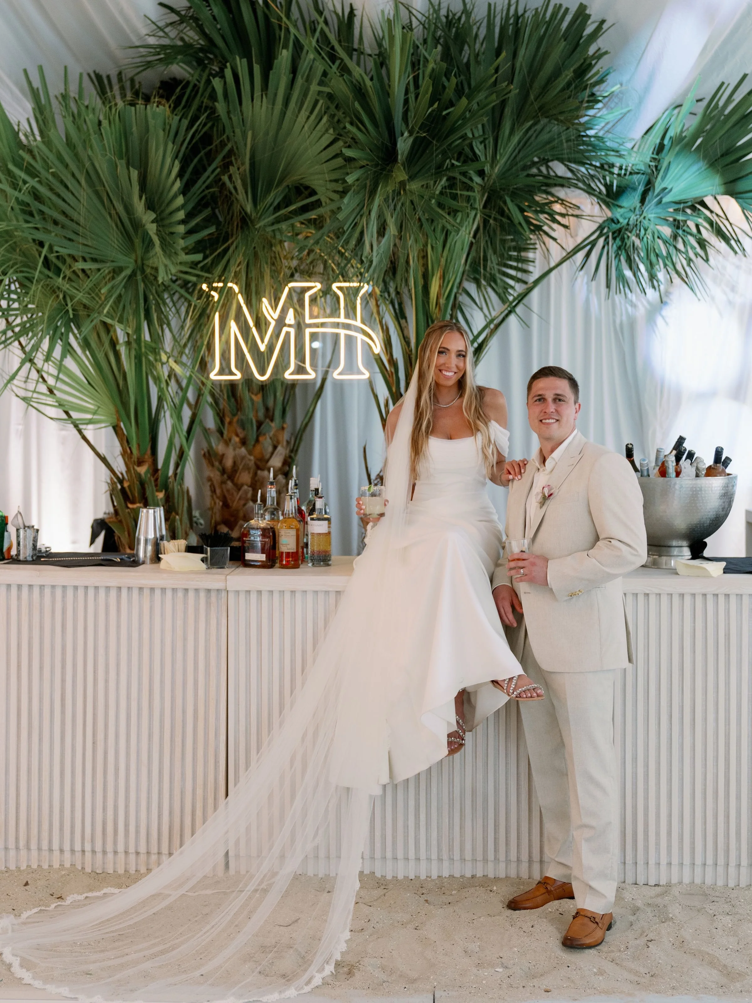 Mr. + Mrs. Koch // pt. 1 🤍 
.
.
Where do I even begin to describe such a perfect day? Hannah + Matt&rsquo;s coastal celebration took place on her mom&rsquo;s private beach front property in Vilano beach. The weather forecast was showing rain for the