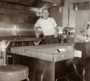 Ray in the galley