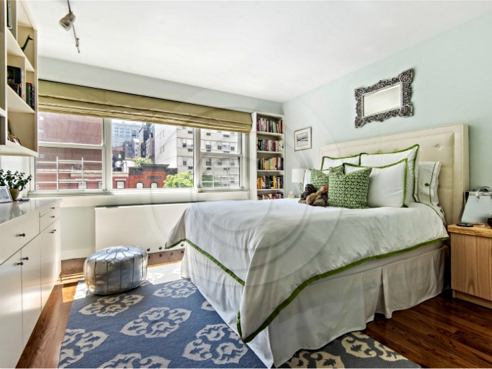Master bedroom in a lower west side apartment