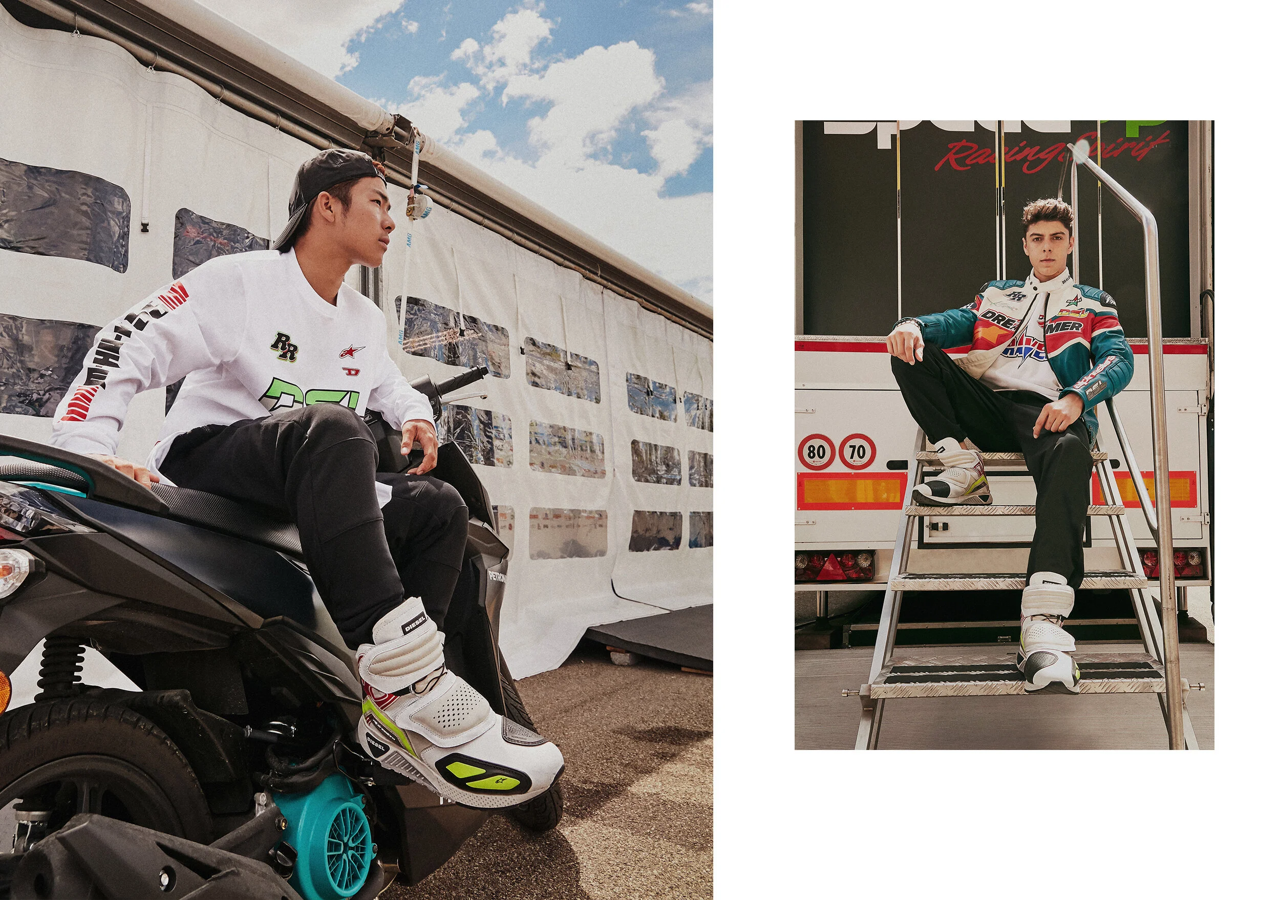 Ayumu Sasaky e Fabio Diggia