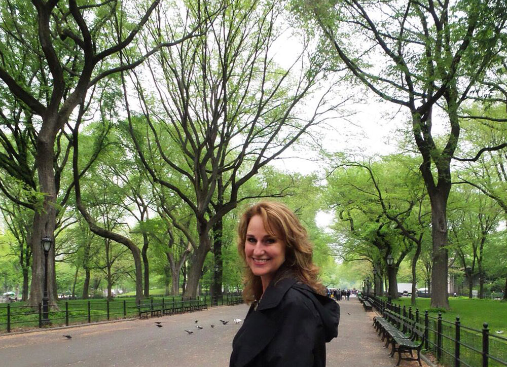 The Writers' Walk in Central Park inspired the diptych painting below, which is currently in progress in the studio.