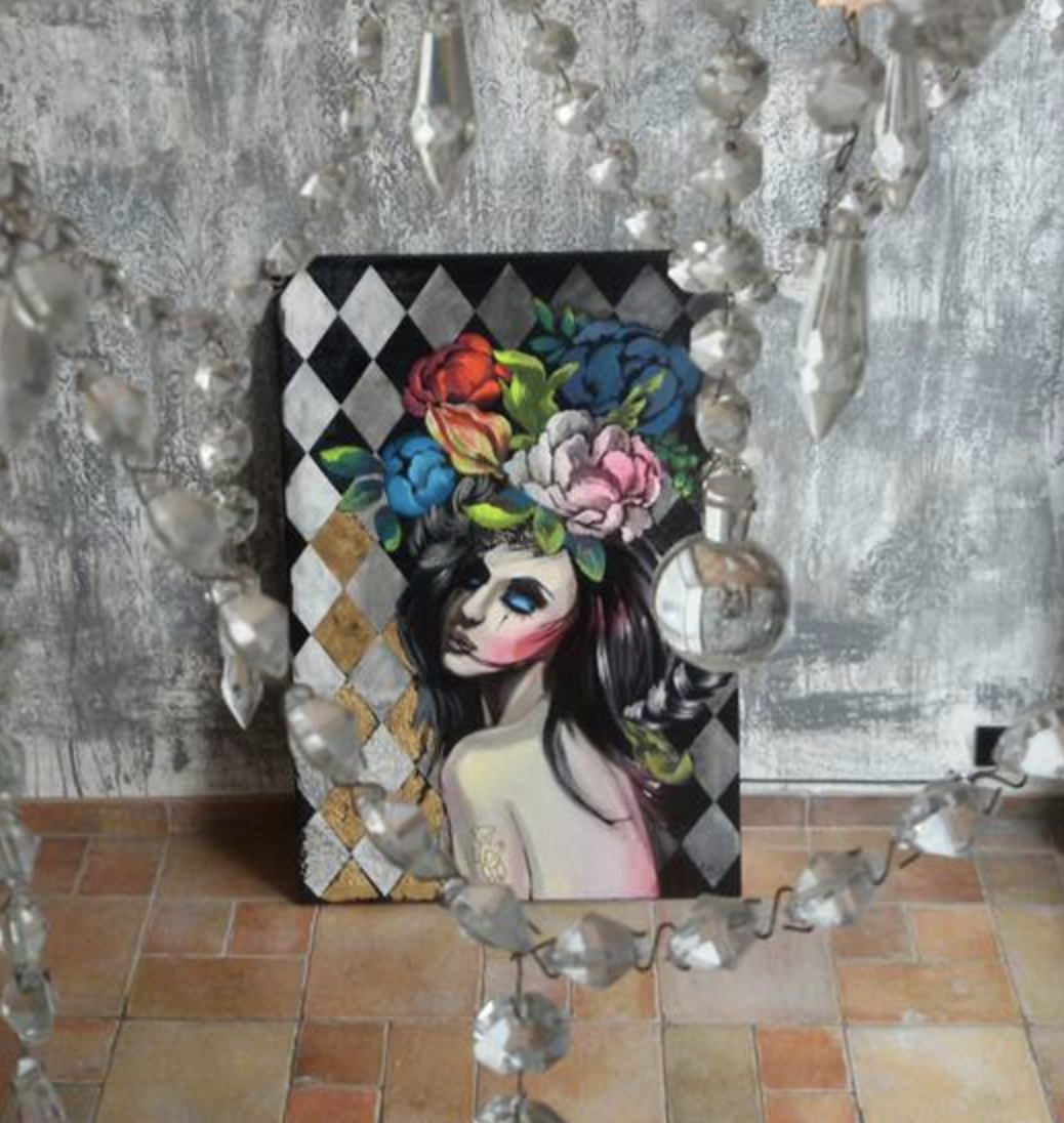 [Ilze Krastiņa]: Sienu gleznojums salonam “Misha the Barber”