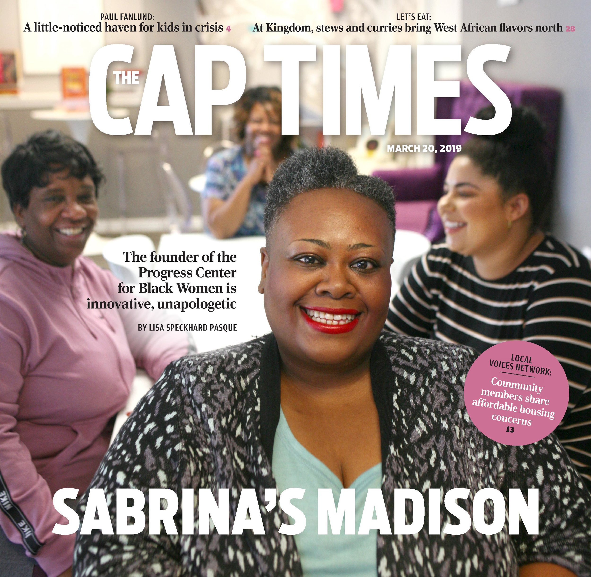 Cover story, Cap Times, Sabrina's Madison