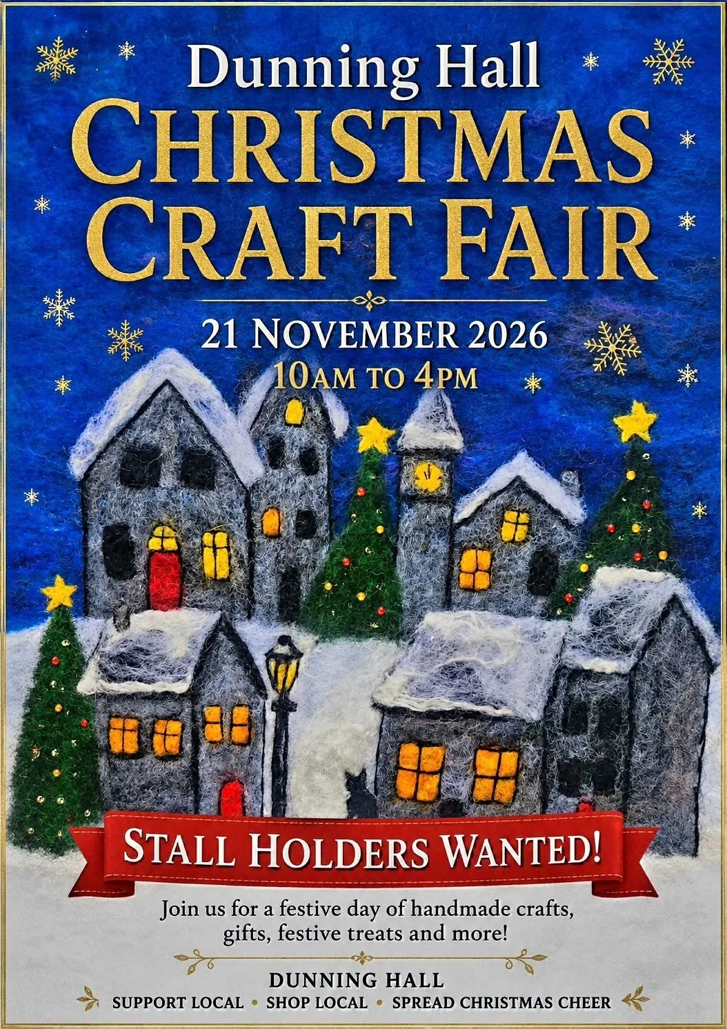Dunning Village Hall Christmas Craft Fair