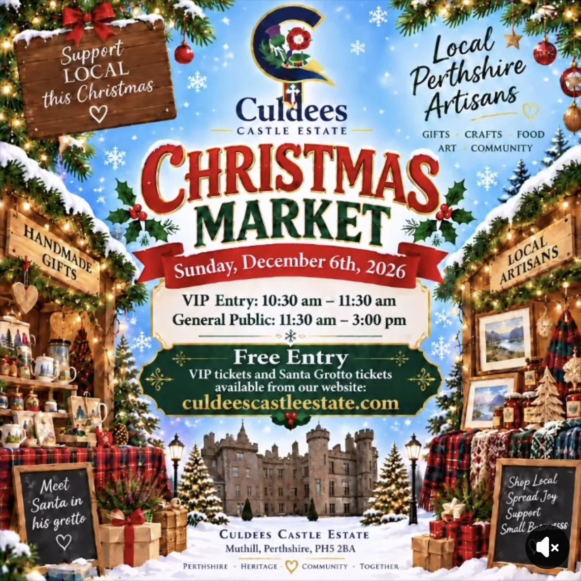Culdees Castle Artisan Christmas Market